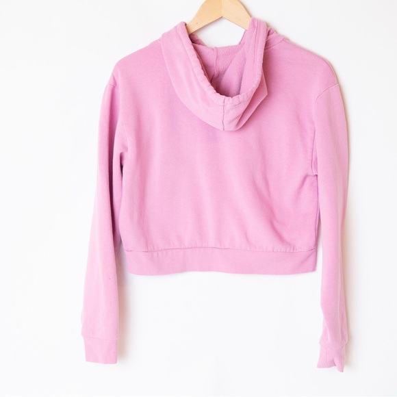 Vans Sweatshirt Womens XS Long Sleeve Spell Out Logo Crew Neck Pink - Picture 2 of 5